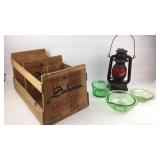Danbury Lantern (Glass Broke), Crate, Etc