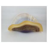 Collectable Glass Centerpiece With Polished Bottom