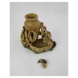 Chinese Soapstone Brushwasher Vase. As Is