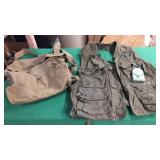 Army Air Force Vest, Service Mask Bag