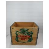 Canada Dry Wooden Crate