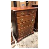 Mahogany Wood 6 Drawer Dresser