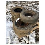 8 Trailer Tires Size- 7-14.5