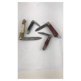 4 Assorted Pocket Knives