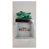 Gold CZ Bling Ring, Size 7