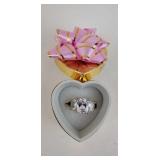 Gold CZ Bling Ring, Size 7