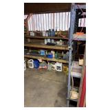 Contents of room W/ Metal Shelves