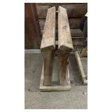 Wood Saddle Holder