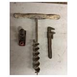 Beam Drill, Plane, Adjustable Wrench
