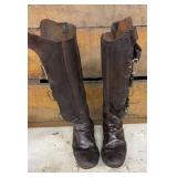 Leather Polo Boots- Size Menï¿½s 9