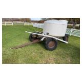 550 Gallon Water Tank on Running Gear