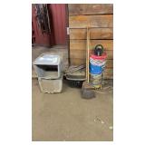 Empty Crates, Rope, Brooms, Ect