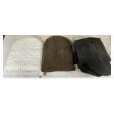 3-Rubber Saddle Mats & 2-Weighted Cloth