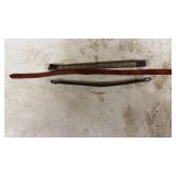 2 Brow Bands and Leather Strap