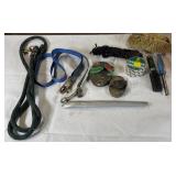 2 Horse Leads, Grooming Supplies & Duct Tape