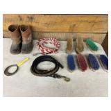 Leads, Horse Brushes, Size 10 Womens Boots