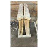 Wood Saddle Rack
