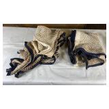 Two White Net SweatSheets for Horses