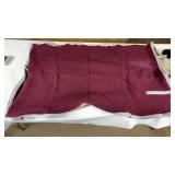 Horse Quarter Sheet Wool / Burgundy
