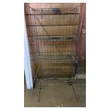 Metal 3-Shelf Rack w/ Hooks