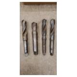 1-5/8", 1-7/8", 1-1/2" & Unknown #4 Morse Bits