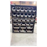 Husky Small Storage Bin And Contents