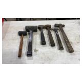 Assorted Hammers and Rubber Mauls