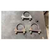 2" Muffler Clamp 3/8ï¿½ Bolts