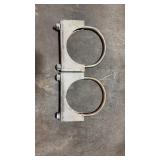3 1/2" Heavy Duty Muffler Clamp W/ 3/8