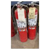 2-Dry Chemical Fire Extinguishers