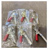 6 Small Quick Release Clamps