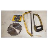 Saw Blades 5ï¿½ & 10ï¿½, Buck Saw,Hack Saw