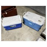 2 Coleman Coolers with Contents