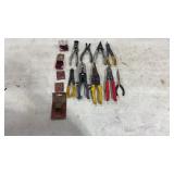 Snap Ring Pliers, Point Sets And Tin Tools