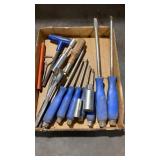 Variety of Screw Drivers, and Wrenches