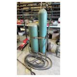 Torch Cart, Lead Hose and Victor Cutting Torch