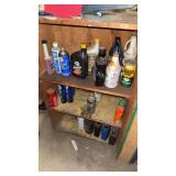 Wood Bookcase With Assorted Solvents