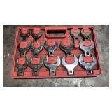 14 Pc Jumbo Crowfoot Wrench Set