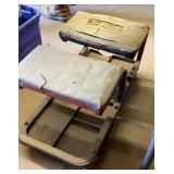 2 Rolling Shop Seats