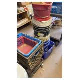 Lot Of Various Sized Buckets