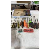 Assortment of Screwdrivers and Bit Drivers