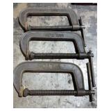 3-Wilton 540A-8 8" C-Clamps