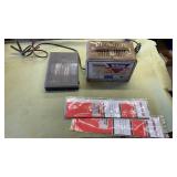 Battery Charger W/ Jump Liners and Cleaning Kit