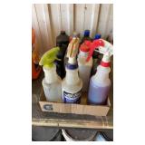 Assortment of Motor Fluids and Cleaners-Some are