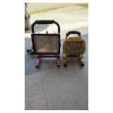 2 Workforce & Husky Work Lights(Tested & Work)