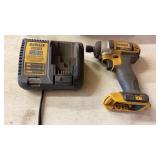 Dewalt 1/4" 20V Impact with Charger No Battery