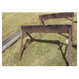 2 Small Metal A Frame