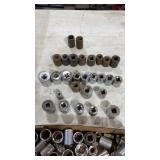Large Variety 1/2" Sockets