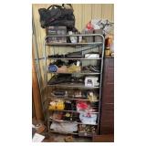 Aluminum Rack with Various Electronics