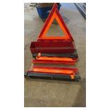 3 Roadside Caution Triangles